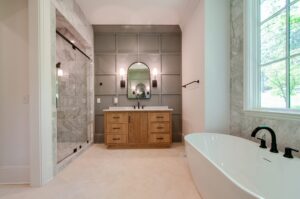 Examples of design trends used for Bathroom renovation 